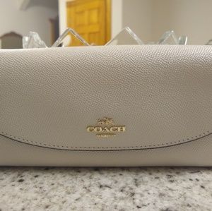 COACH Slim Envelope Wallet in Crossgrain Leather